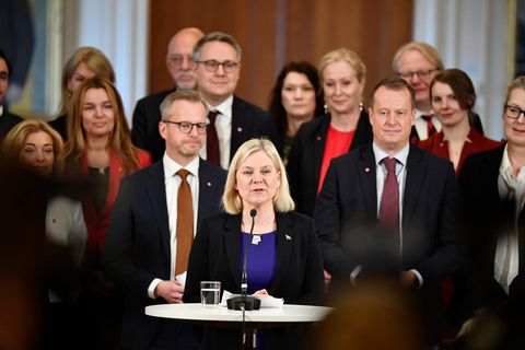 Magdalena Andersson (M), Ministerpräsidentin von Schweden