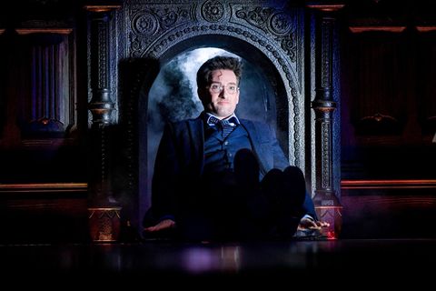 Rückkehr ins Rampenlicht: Harry Potter (Markus Schöttl) rutscht durch einen Kamin