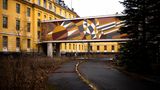 Das Haus der Offiziere mit Gang zum Diorama