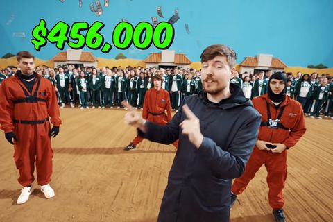 YouTuber baut "Squid Game" nach und führt es durch – dafür erntet er jetzt Begeisterung und Kritik.