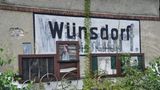 Wünsdorf Bahnhof-Schild