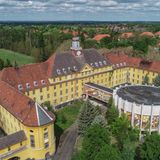 Luftaufnahme des Offiziershauses