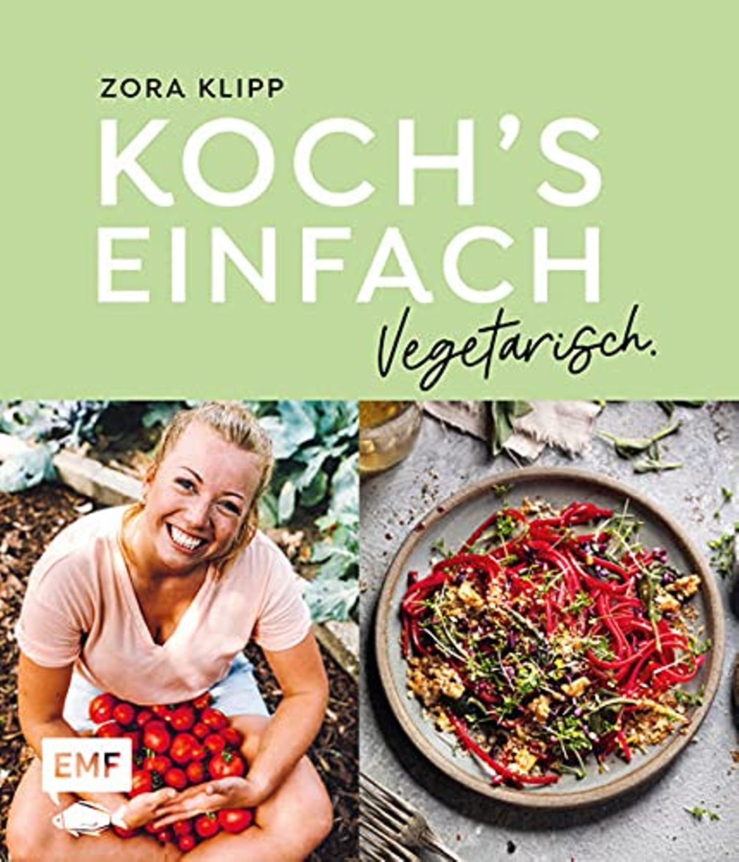 Kochbuch: Koch's einfach vegetarisch.   Autor: Zora Klipp  Verlag: Edition Michael Fischer  Gold in der Kategorie "Publikumspreis"