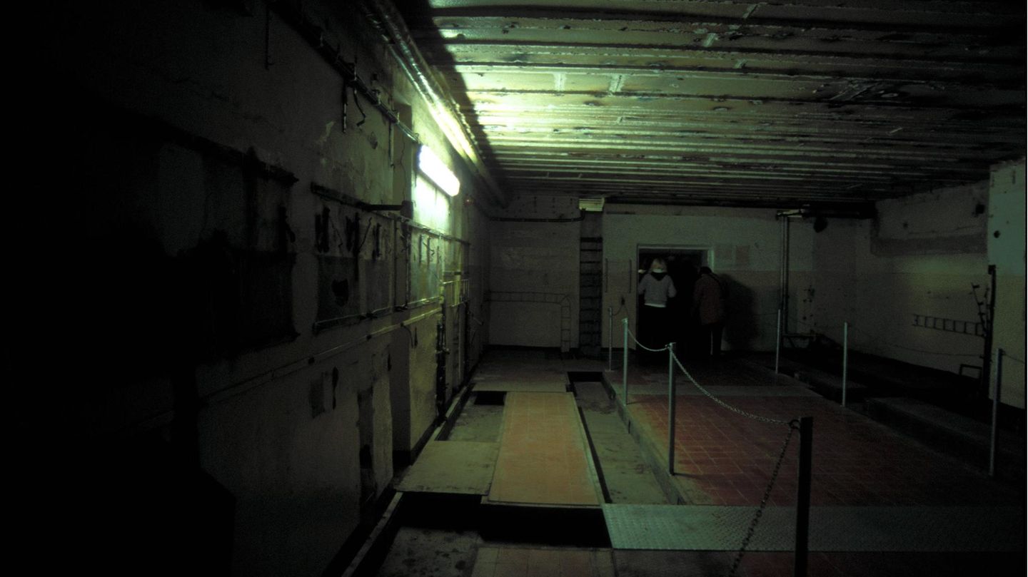 Blick in den Bunker