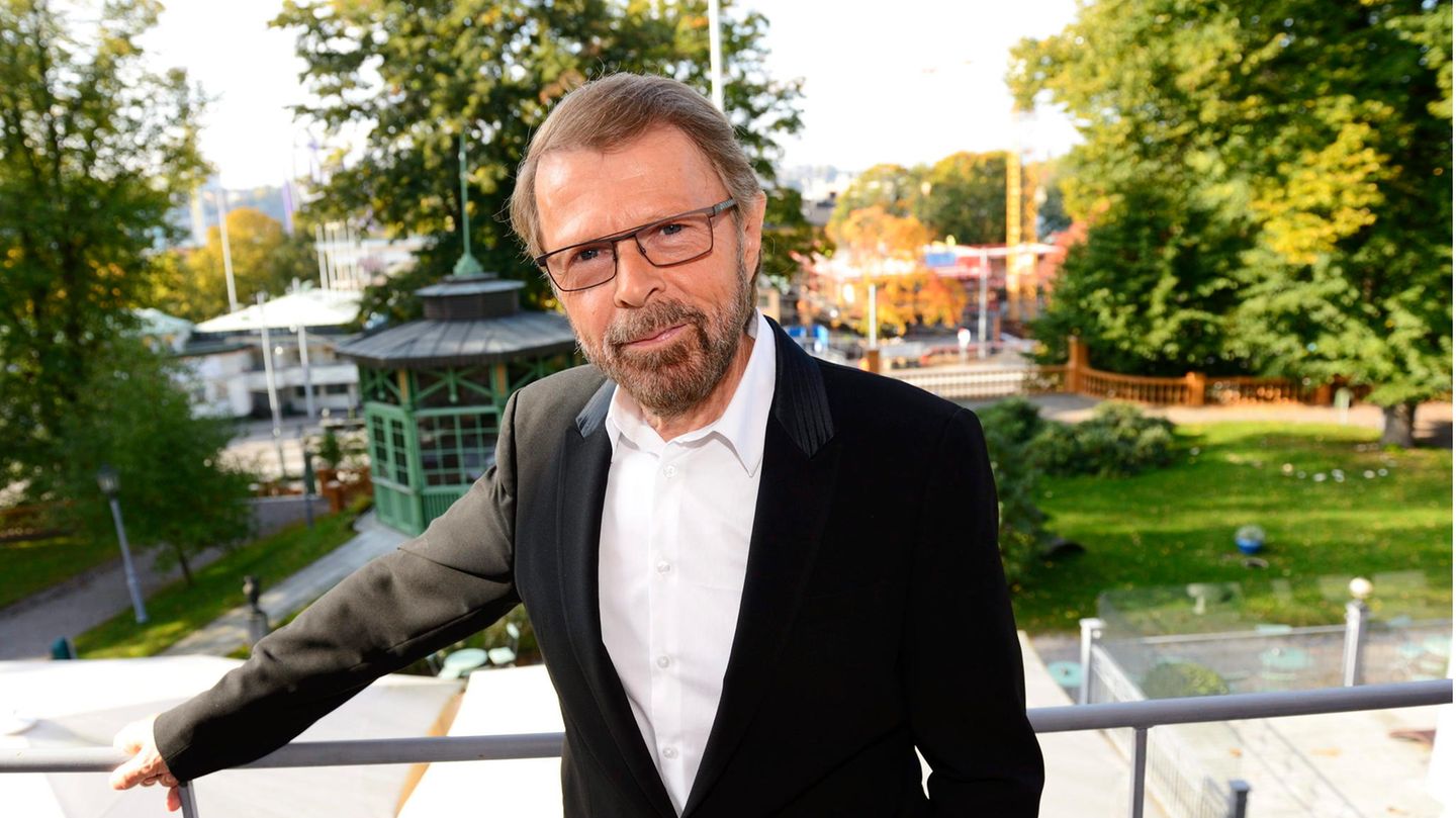 Björn Ulvaeus vor dem ABBA-Museum in Stockholm Björn Ulvaeus vor dem ABBA-Museum in Stockholm