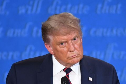 Ex-US-Präsident Donald Trump bei seinem ersten TV-Duell