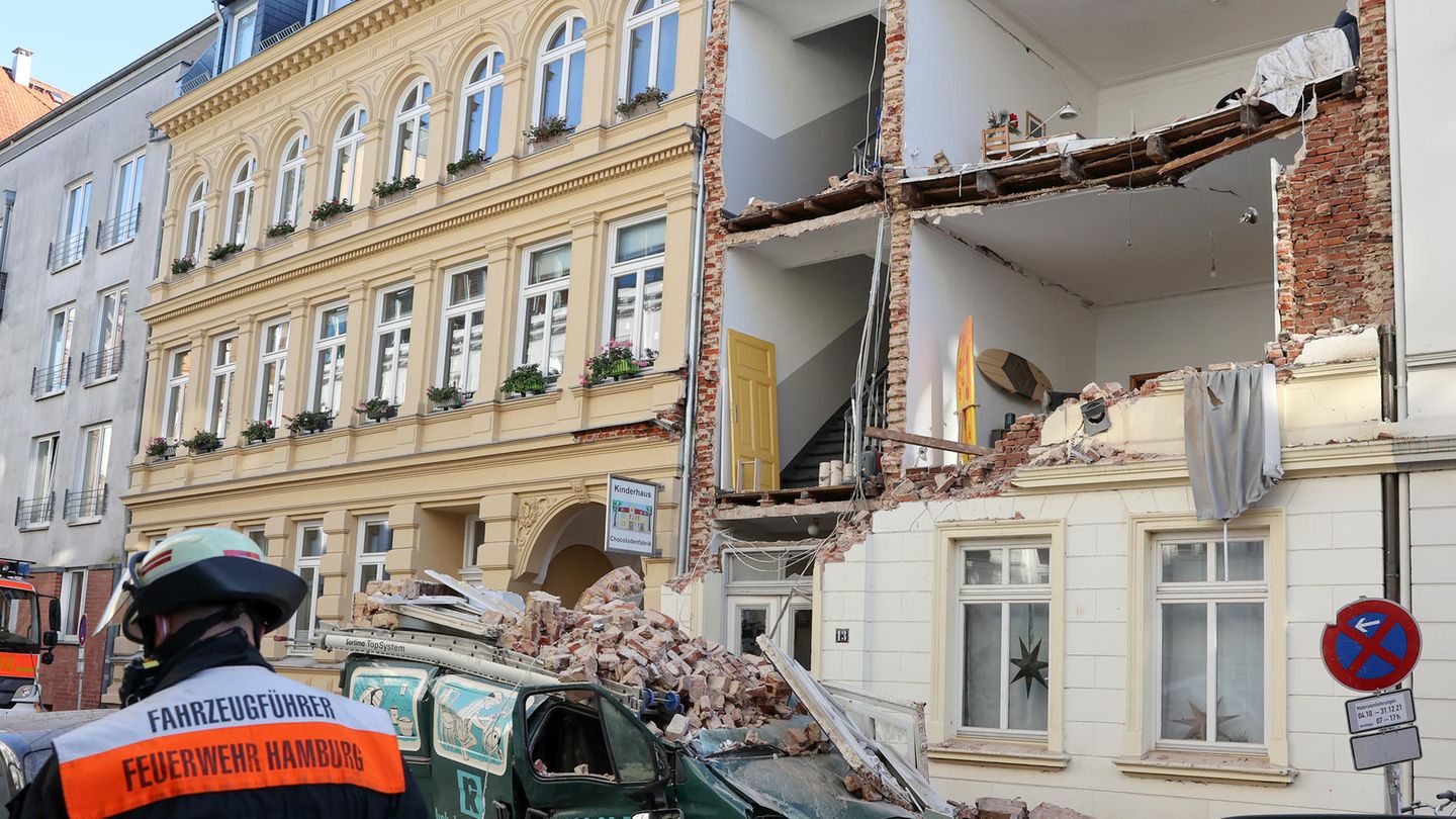 Explosion in Hamburg