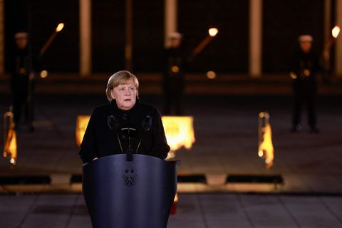 Die geschäftsführende Bundeskanzlerin Angela Merkel