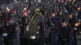 Bundeswehr-Kapelle läuft ein