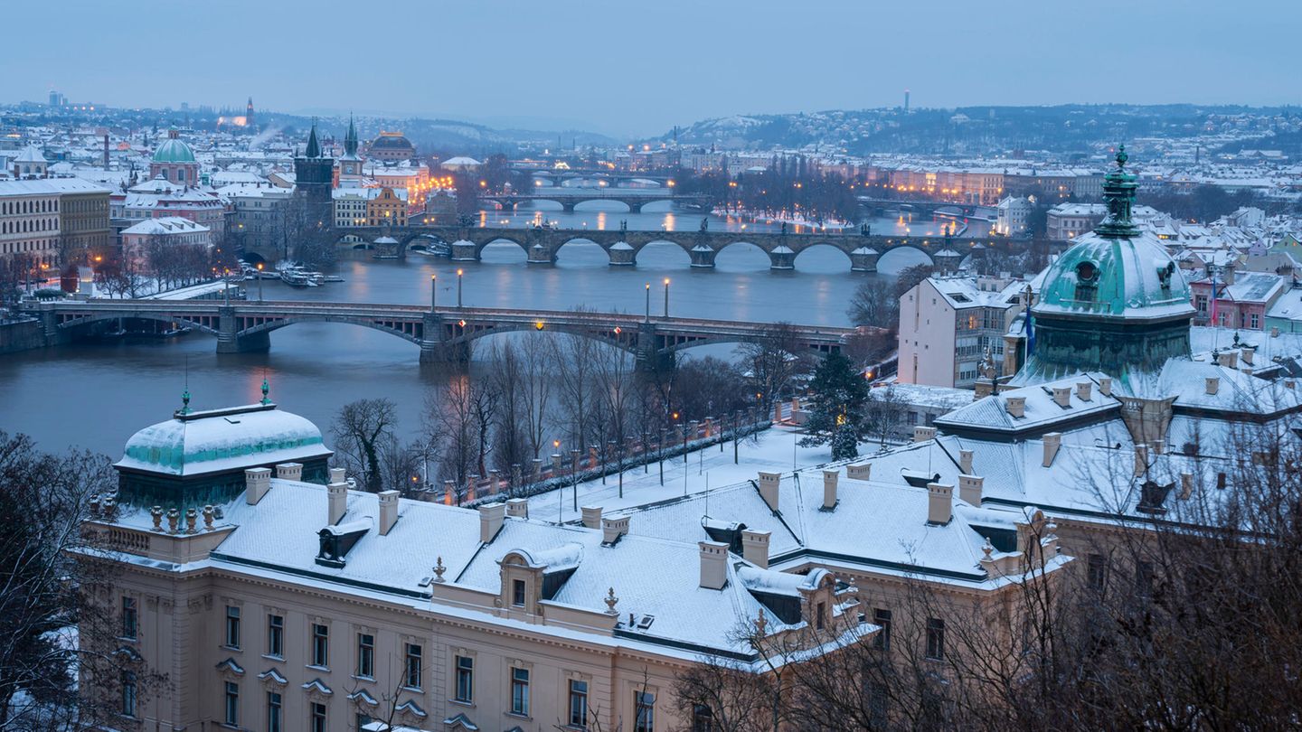 Prag im Winter