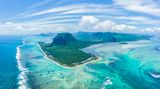Mauritius von oben
