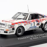 Sieger Kategorie D  Sammeln: 1:43 Großserie Klassik  `81 Porsche 911 SC „San Remo“ Röhrl/Geistdörfer  Ixo für CMR, Preis: 29,95 Euro