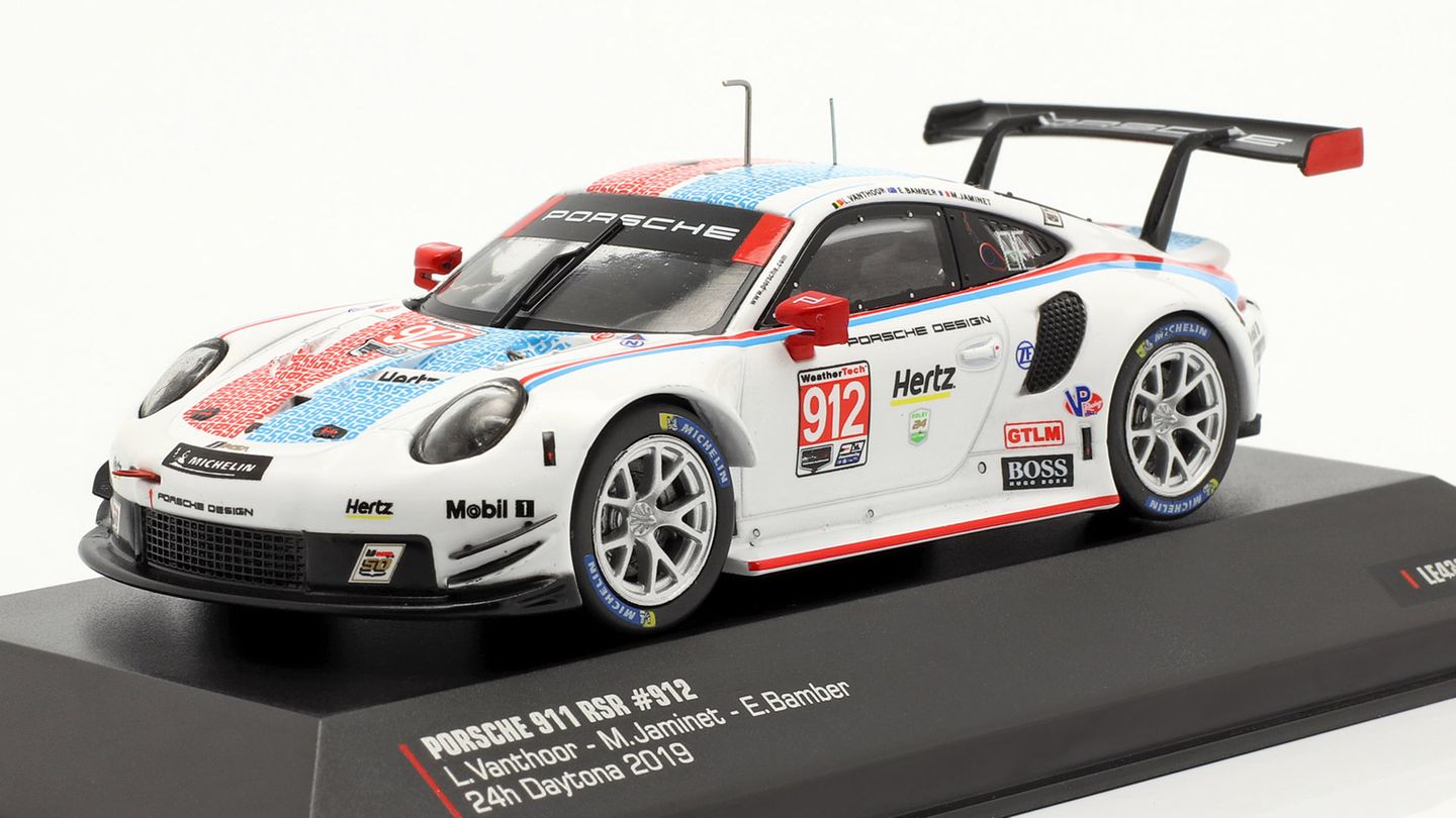 Sieger Kategorie E  Sammeln: 1:43 Großserie aktuell  `19 Porsche 911 RSR Nr. 912   Ixo für CK-Modelcars Preis: 39,95 Euro