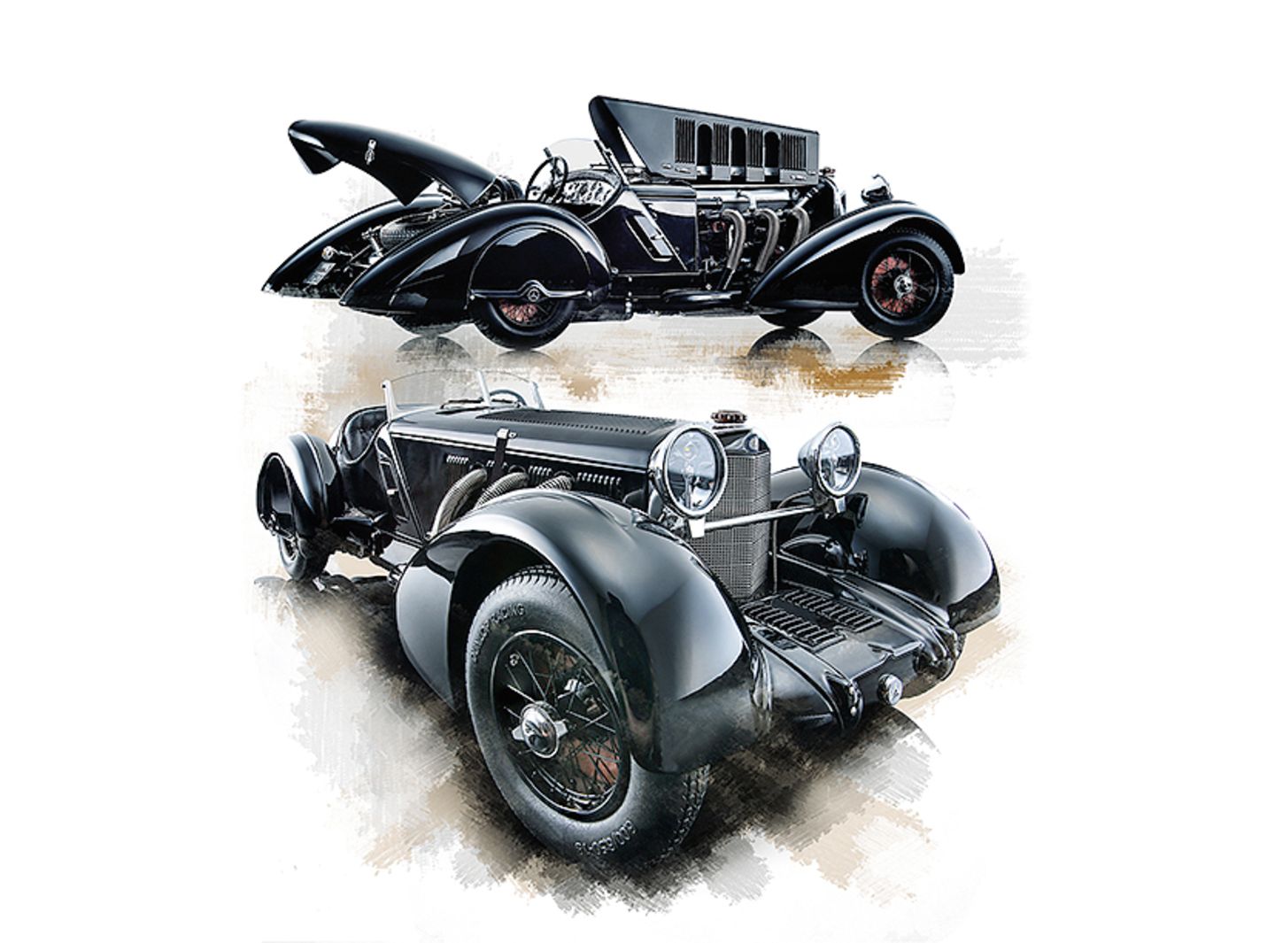 Sieger Kategorie J  Sammeln: 1:18 Klassik  `34 Mercedes-Benz SSK „Trossi“   CMC, Preis: 497 Euro