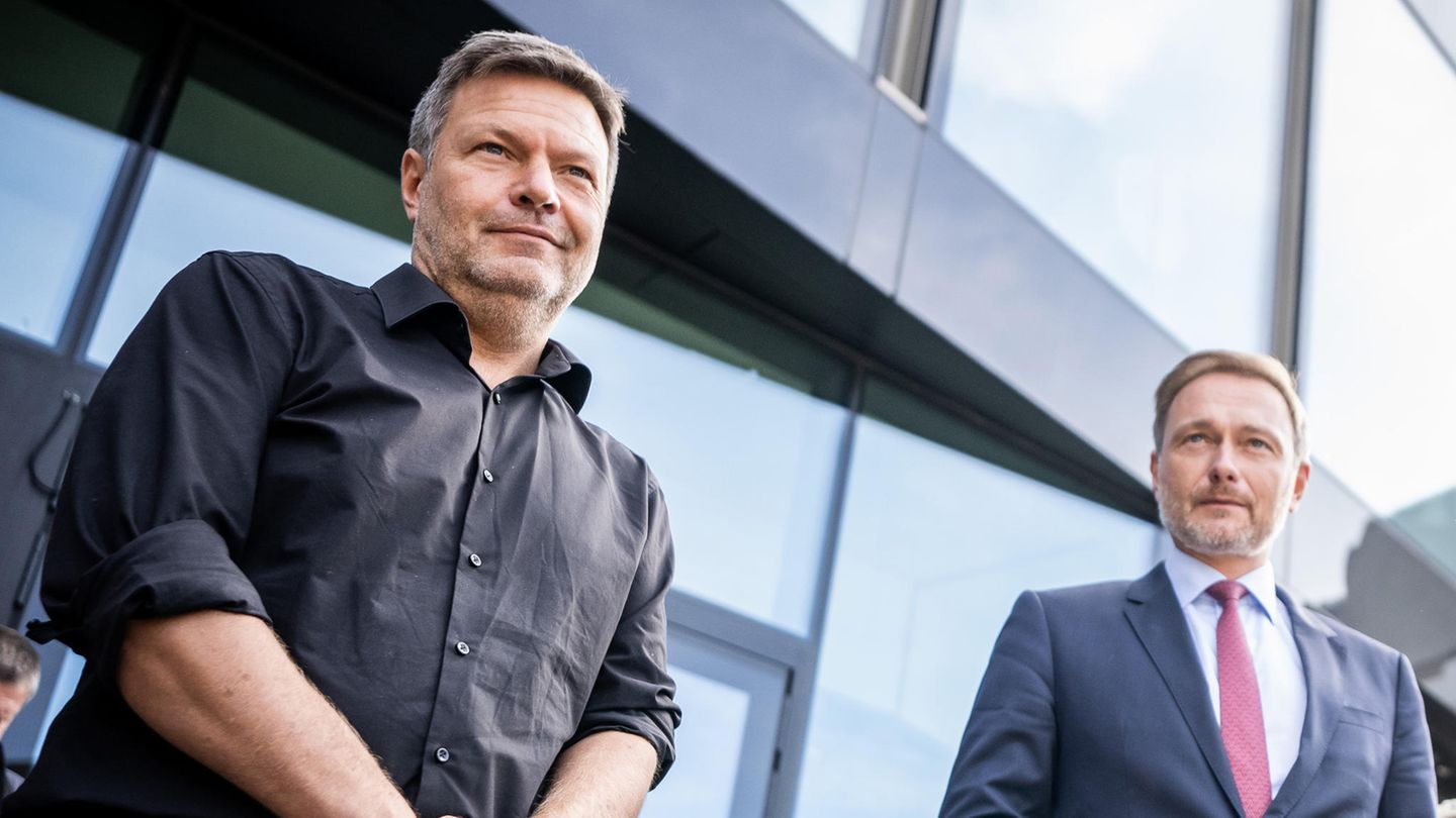 Sie sind das Machtzentrum und der Konfliktherd der neuen Regierung: Robert Habeck und Christian Lindner