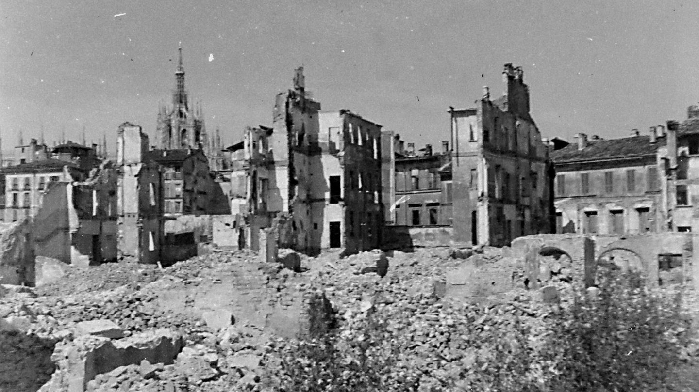 Für Italien war die zurückweichende Verteidigung der Deutschen eine Katastrophe