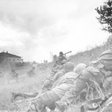 Die deutsche Verteidigung lies keinen schnellen Vormarsch zu 