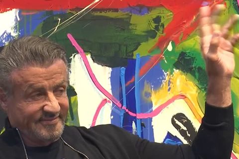 Action-Star zeigt Künstler-Seite: Hagen statt Hollywood: Hier können Sie einen echten Stallone begutachten