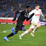 Bei Arminia Bielefeld hat der 1. FC Köln mit Rafael Czichios (r.) "nur" ein 1:1 geschafft. Nach einer frühen Führung durch Özcan (17. Minute) schoss Bryan Lasme (l.) den Ausgleich für Arminia Bielefeld.