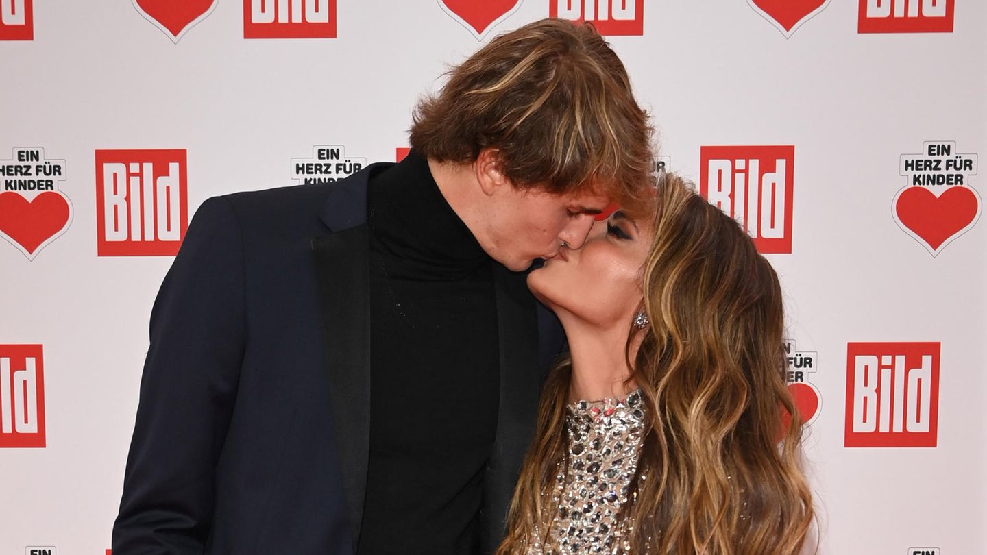 Actress Sofia Tomala attends TV donation party with boyfriend and tennis player Alexander Zverev 