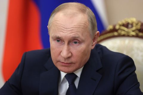 Präsident Wladimir Putin bei einer Videokonferenz Anfang Dezember