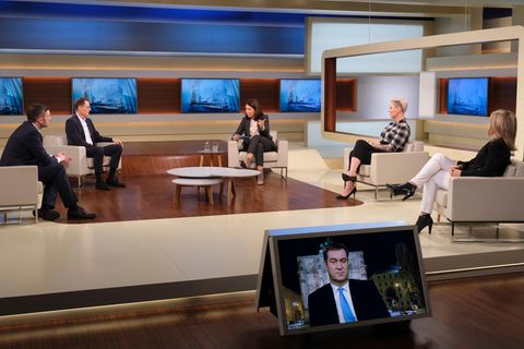 Die Runde bei Anne Will. Thema der Sendung: Impfpflicht und Lockdown - kommt so die Kontrolle zurück?