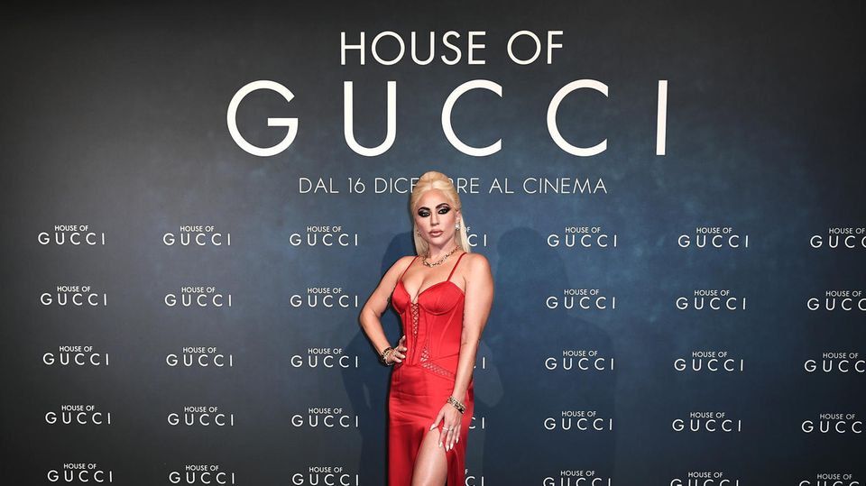 Lady Gaga at the premiere of "The House of Gucci"