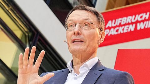  Karl Lauterbach (SPD), designierter Bundesminister für Gesundheit