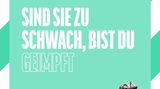 "Sind sie zu stark, bist du zu schwach" ist eigentlich auf die sehr scharfen Pefferminzbonbons von Fischerman's Friend gemünzt. Die Firma hat daraus "Sind sie zu schwach, bist du geimpft" gemacht.