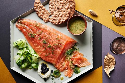 Gravlax mit Gin