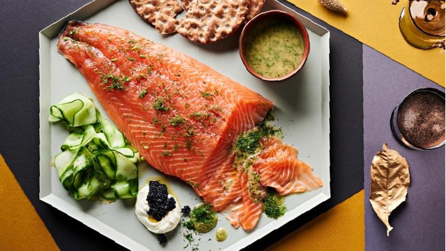 Gravlax mit Gin Gravlax mit Gin