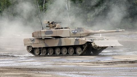 Ein Kampfpanzer Leopard 2 A7+