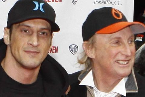 Mirco Nontschew und Otto Waalkes bei einer Filmpremiere
