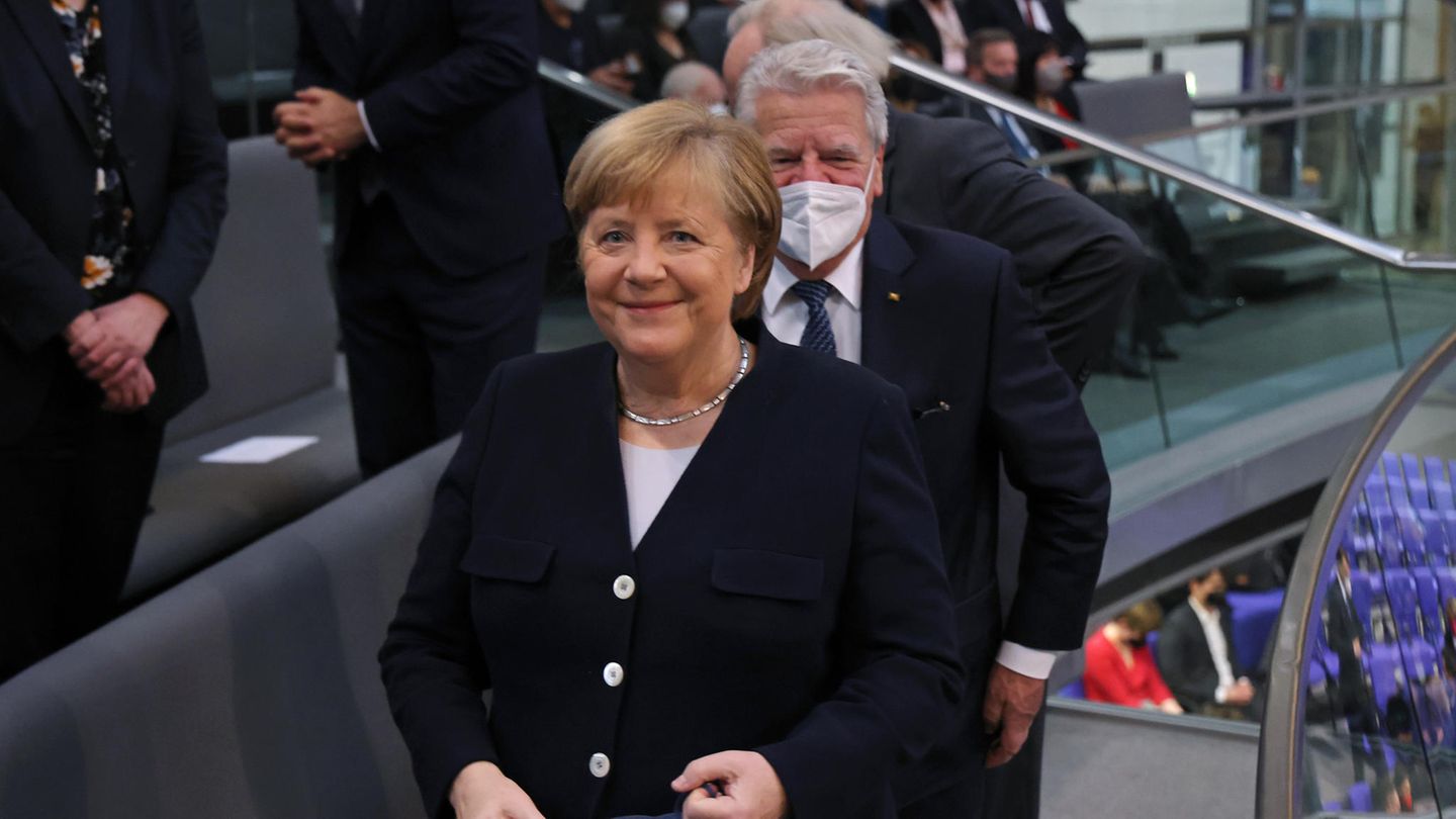 Angela Merkels vorerst letzter Auftritt im Deutschen Bundestag