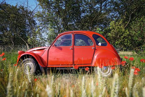 Samuel L. 1978 La Deuche  "Wenn ich in meinem 2 CV sitze, geht’s mir gut. Ich mag alles, was er repräsentiert …" 