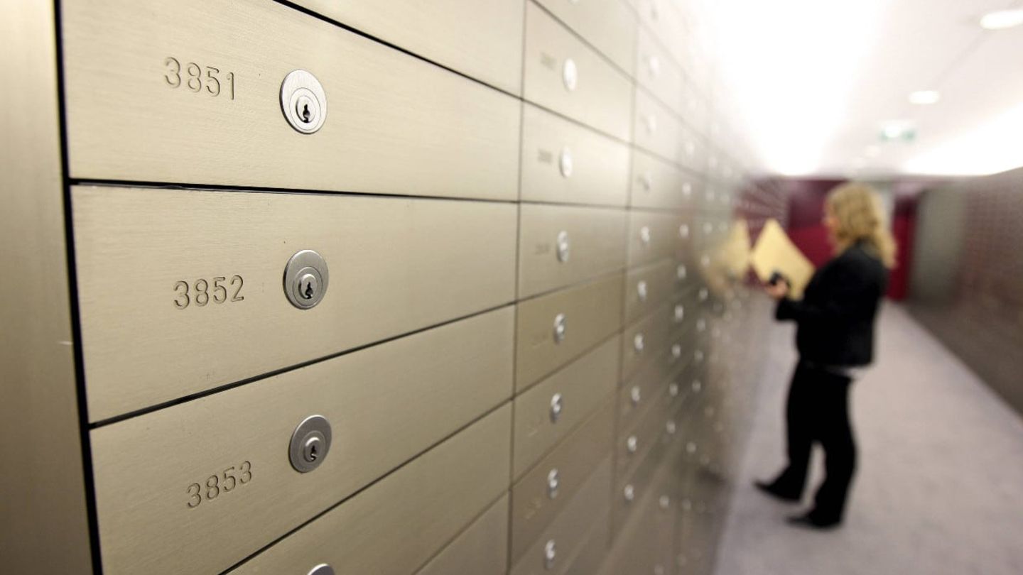 Bankschließfächer Bankschließfächer sind bei Kunden immer noch beliebt