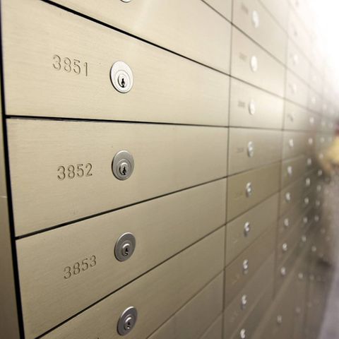 Bankschließfächer sind bei Kunden immer noch beliebt