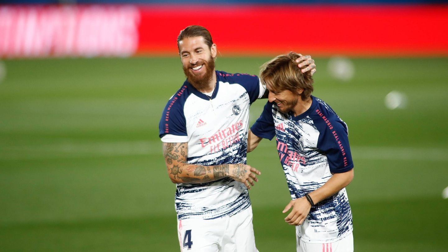 GER ONLY LUKA MODRIC SERGIO RAMOS REAL MADRID