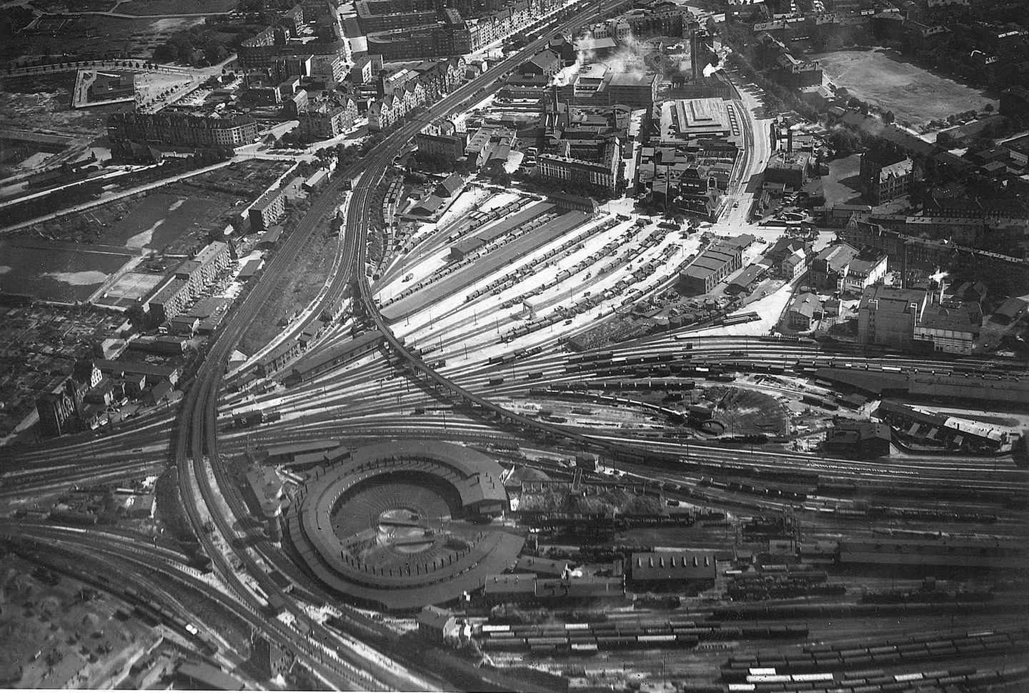 Der Güterbahnhof in Altona