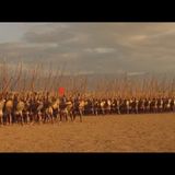 Die Schlacht von Gaugamela am 1. Oktober 331 v. Chr. aus dem Fim "Alexander" von Oliver Stone