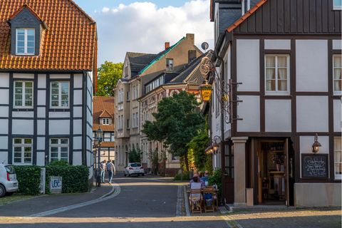 Der historische Stadtkern von Herten-Westerholt.