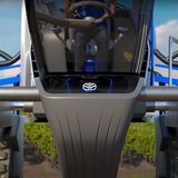 Aus dieser Persepktive ist zu erkennen, dass die Maschine gar nicht so klein ist.