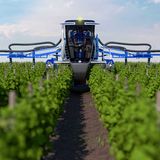 Der Ernter kann ausgefahren werden