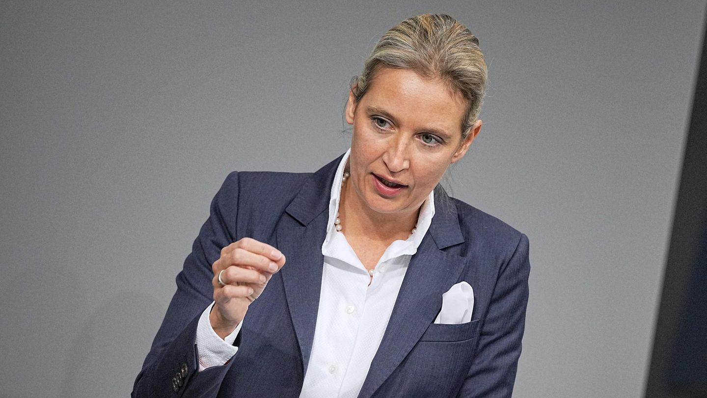 According to her own statements, Alice Weidel does not have a corona