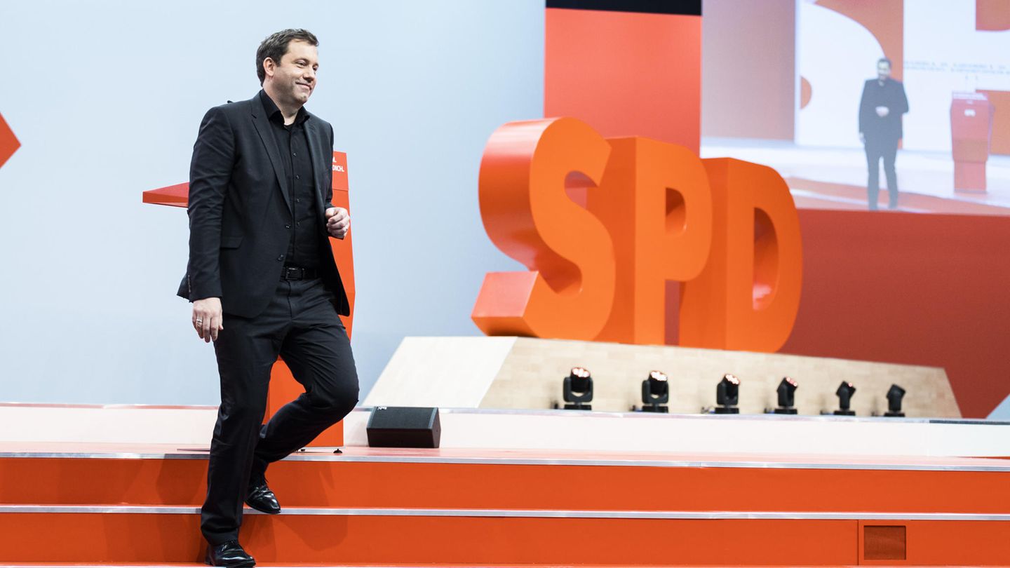 Lars Klingbeil auf dem SPD-Parteitag
