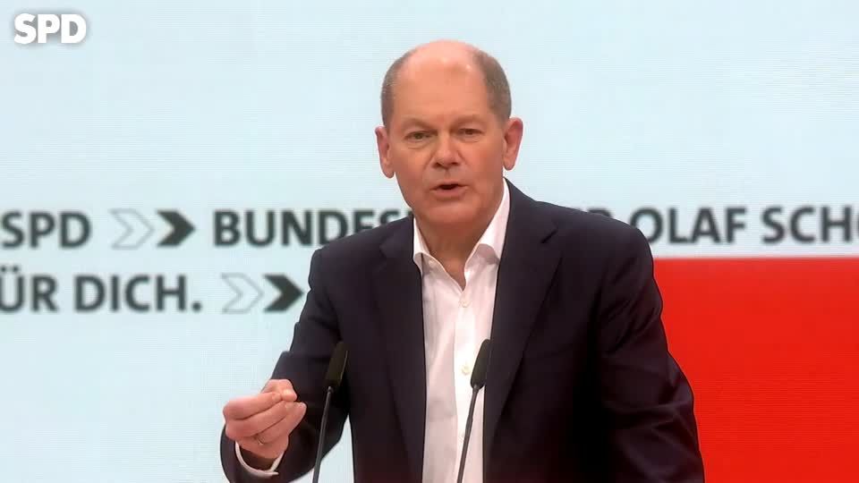Video: Scholz: "Strikt bei dem bleiben, was wir uns in das Wahlprogramm geschrieben haben" Video: Scholz: "Strikt bei dem bleiben, was wir uns in das Wahlprogramm geschrieben haben"