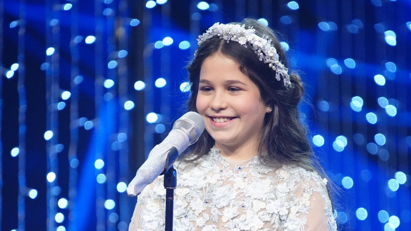 Elena Turcan im Finale von "Das Supertalent" in Köln.