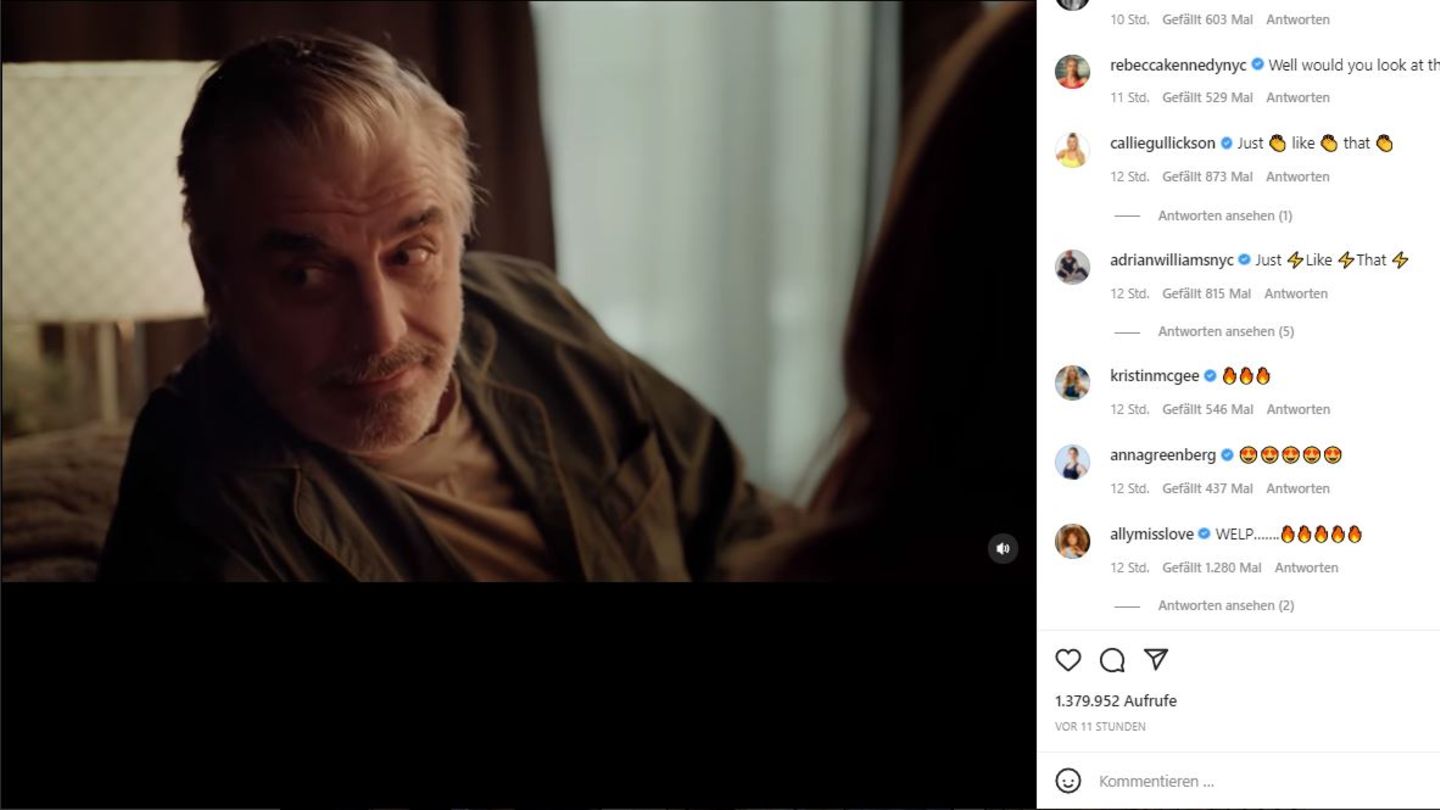 Chris Noth als Mr. Big im Peleton-Werbeclip