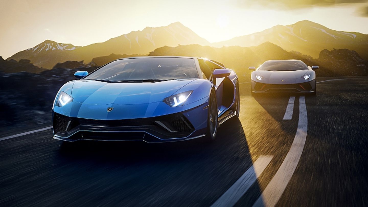 Der Lamborghini Aventador belegt den zweiten Platz Der Lamborghini Aventador belegt den zweiten Platz