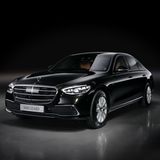 Der Mercedes S680 Guard in seiner Frontansicht